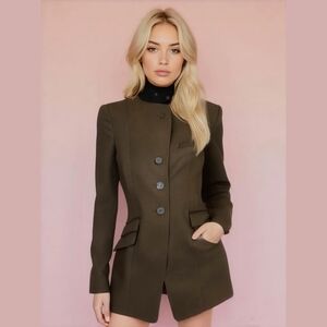 Escada Sport Brown / Black Blazer NWOT